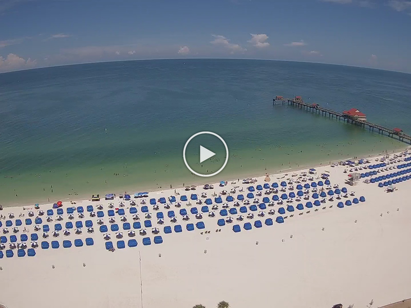 Live Clearwater Beach Pier, Clearwater Beach, Florida Webcam