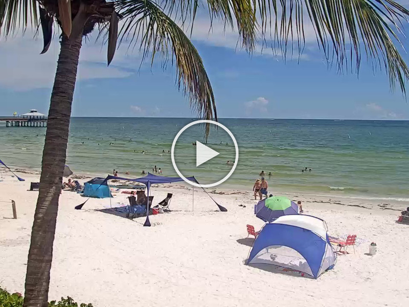 Live Fort Myers Beach Pier, Florida, Fort Myers Beach Webcam